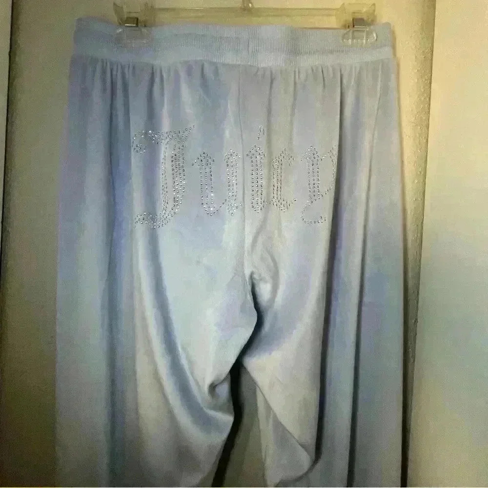 Juicy Couture Sleepwear Loungewear Velour Top & Pants - Picture 6 of 6
